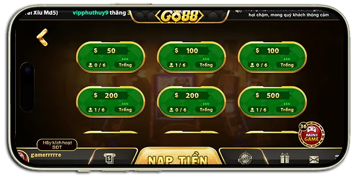 Hướng dẫn tham gia vào live casino go88