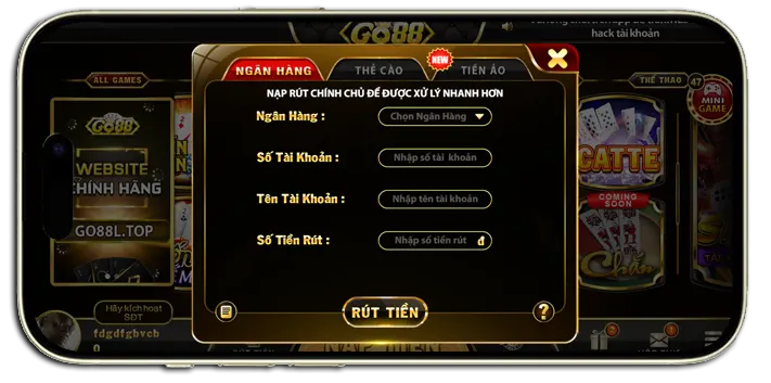 Những lưu ý khi rút tiền Go88 uy tín